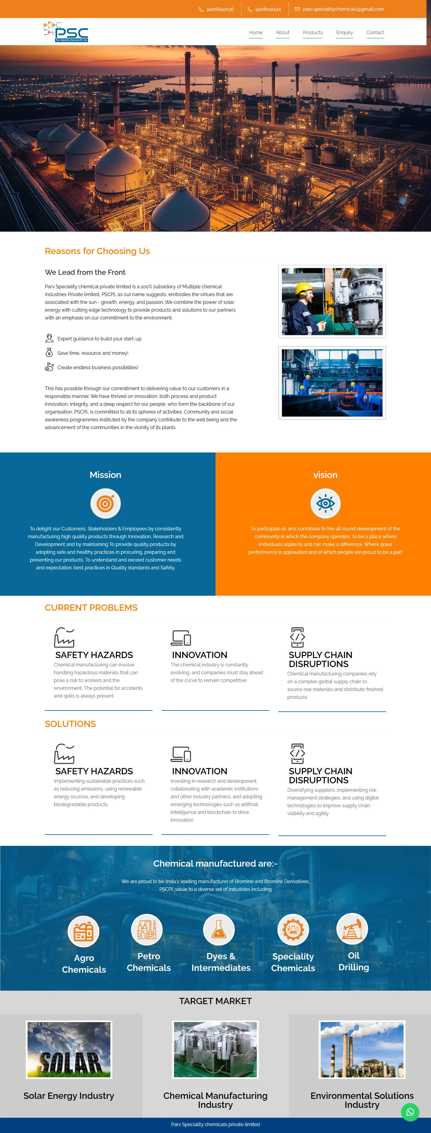 Parv Speciality Chemicals